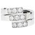 Cartier "Tectonique" ring in white gold and diamonds.  ref.248135