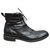 Anthology Paris p ankle boots 40,5 Black Leather  ref.248159