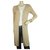 Dolce & Gabbana Veste en tricot de soie dorée avec boutons sur le devant Cardigan long Cardi sz M  ref.248361