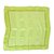 Autre Marque Echo Green Polka Dots Square 100% Envoltório de lenço de seda Verde  ref.248364