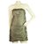 Jay Ahr Taupe Brown Strapless 100% Mini vestido longo de seda tamanho S Marrom  ref.248368