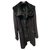 Chanel Coats, Outerwear Black Fur Tweed  ref.248399
