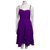 Coast Silk dress with detachable straps Purple Silver  ref.248457