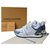 Louis Vuitton Monogram  Denim White Leather Low Tops Trainers Sneakers Sz.37 Multiple colors  ref.248494
