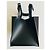 Sophie Hulme Bolso cubo grande de piel Negro Gold hardware - vista 15