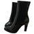 Chanel Boots Black Patent leather  ref.248530