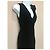 Jean Paul Gaultier Jean-Paul Gaultier schwarzes kurzes Samtkleid - Ansicht 20