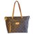 Louis Vuitton Iéna bag Brown Leather Cloth  ref.248625