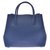 DIOR handbag Blue Pony-style calfskin  ref.248790
