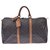 Louis Vuitton Keepall 50 Marrom Lona  ref.248856