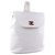 Mochila Chanel Branco Couro  ref.249016