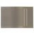 Hermès H rectangular belt buckle striated in silver metal (37MM) Silvery  ref.249037