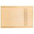 Hebilla de cinturón rectangular Hermès H estriada en metal dorado (37MM)  ref.249041