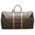 Louis Vuitton Monograma Marrom Keepall 55 Couro Lona  ref.249075
