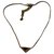 Christian Dior hängende Halskette Golden Metall  ref.249276