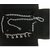 Cintura Chanel in catena e pelle nera Nocciola  ref.249384
