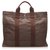 Hermès Hermes Brown Herline MM Tote Bag Cloth Cloth  ref.249496