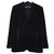 Versace Blazers Jackets Black Polyester Wool Elastane  ref.249584