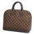 Louis Vuitton sac à main Alma femme N53151 Damier Ebene Toile Damier ebène  ref.249637
