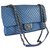 Classic Chanel timeless bag in electric blue Leather  ref.249672