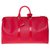 Bolsa de viaje Louis Vuitton Keepall 45 en cuero rojo epi, adornos de metal dorado en muy buen estado Roja  ref.249681