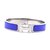 Hermès Silber Blau Emaille H Clic Clac PM Armreif Metall  ref.249690