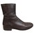 Jil Sander p boots 38 Dark brown Leather  ref.249838