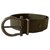Salvatore Ferragamo Studded khaki green belt Leather  ref.249856