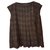 Chanel Haut en laine alpaga avec belle broche amovible T 44 Multicolore  ref.250015