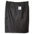 MOSCHINO straight skirt in soft black leather IT46  ref.250017