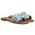 Hermès Des sandales Jean Bleu clair  ref.250089