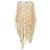 Twin Set Häkelponcho Strickjacke beige Baumwolle - Ansicht 4