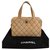 Chanel Handbags Beige Leather  ref.250257