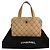 Bolso Chanel Wild Stitch Boston Beige de Cuero