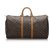 Louis Vuitton Brown-Monogramm Keepall Bandouliere 55 Braun Leder Leinwand  ref.250493
