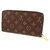 Louis Vuitton Zippy Wallet unisex long wallet M42616 Brown Cloth  ref.250638