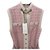 Magnifique !!! Gucci 2019 Collection Cruise - Robe longue Tweed Rose  ref.250333