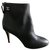 Chanel Ankle Boots Black Leather  ref.250676