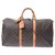 Louis Vuitton Keepall 50 Brown Cloth  ref.250898