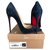 Christian Louboutin So Kate Navy blue Suede  ref.250981