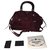 Prada Shopping bag Dark red Cloth  ref.251003