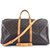 Louis Vuitton Keepall 55 Tela monogramma Bandouliere Marrone Pelle  ref.251017