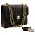Chanel 2.55 lined Flap Square Chain Shoulder Bag Black Lambskin Leather  ref.251037