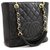 CHANEL Caviar PST Chain Shoulder Bag Shopping Tote Black Quilted Leather  ref.251042