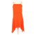 Sandro Robe Polyester Orange  ref.251271