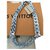 Hammer! Louis Vuitton Keramik Monogramm Wolken Wolke Halskette neu Weiß Blau  ref.251475
