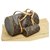 Louis Vuitton Papillon 30 MONOGRAM CANVAS HAND BAG Brown Leather  ref.251493