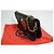 Pochette Tory Burch Reva in pelle nera metallizzata - vista 2