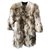 MIU MIU Coyote Fur Coat Beige  ref.251525
