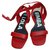 Bimba & Lola Sandals Red Leather  ref.251565